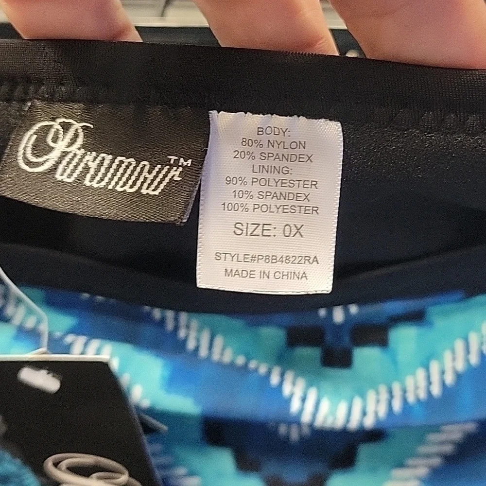 PARAMOUR/NORDSTROM Strappy Bralettte Bikini Top BRA Sz 0X UPF 50+ NEW Sexy!